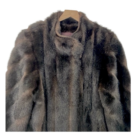 Fabulous Furs Vintage Faux Mink Sable Fur Coat - Picture 9 of 15